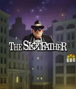 Enter the shadowy realm of The Slotfather game by Betsoft, highlighting a commanding mafia boss standing against a nocturnal cityscape. This graphic evokes the intense atmosphere of the organized crime, with the boss clad in a traditional black suit and fedora. Perfect for fans of crime-themed slots, offering a gripping escape. 